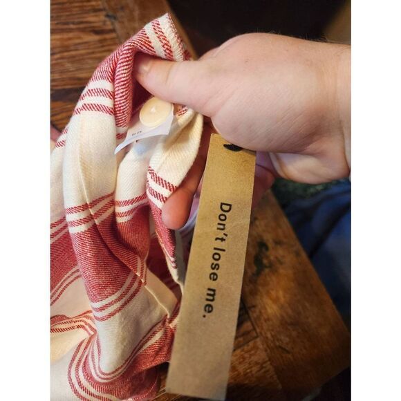 NWT Reformation Coconut Romper in red Stripe sz 12 - Picture 4 of 5